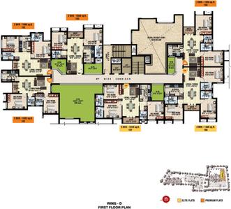 Project Image of 476.0 - 2663.0 Sq.ft 1 BHK Apartment for buy in Sidharth Upscale