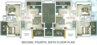 Project Image of 0.0 - 711.0 Sq.ft 2 BHK Apartment for buy in Dgcon Meera Casa