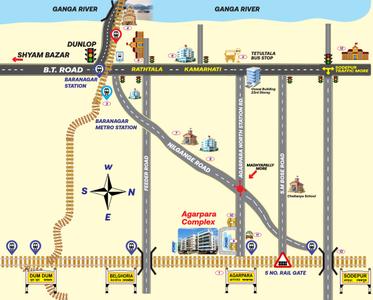 Project Image of 499.0 - 837.0 Sq.ft 2 BHK Apartment for buy in Agarpara Complex