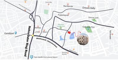 Project Image of 365 Sq.ft 1 BHK Apartment / Flat for sale in Narsingi for Rs. 3200000