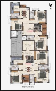 Project Image of 829.0 - 1306.0 Sq.ft 2 BHK Apartment for buy in Sivarams Kumaraguru Flat