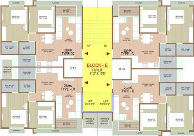 Project Image of 576.3 - 782.11 Sq.ft 2 BHK Apartment for buy in Griham Orchid