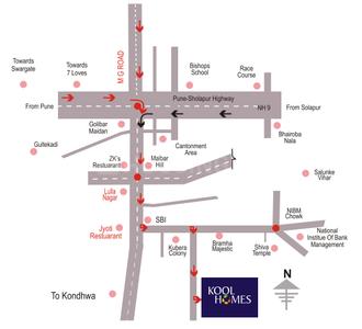 Project Image of 1500 Sq.ft 3 BHK Apartment / Flat for sale in Kondhwa for Rs. 12700000