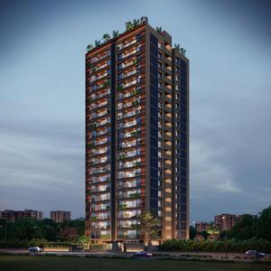 Project Image of 0.0 - 1095.66 Sq.ft 3 BHK Apartment for buy in Omkar Skyzen