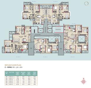 Project Image of 1396 Sq.ft 3 BHK Apartment / Flat for sale in Charholi Budruk for Rs. 9300000