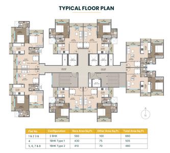 Project Image of 980 Sq.ft 2 BHK Apartment / Flat for sale in Kalyan East for Rs. 6250000