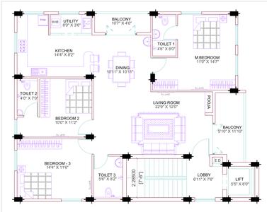 Project Image of 0.0 - 1722.0 Sq.ft 3 BHK Apartment for buy in Ramaniyam Pon Kamal Enclave