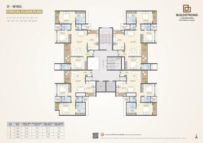 Project Image of 760.0 - 1175.0 Sq.ft 2 BHK Apartment for buy in Prakash The Hallmark Wings D E F