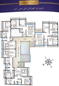 Project Image of 351.44 - 566.94 Sq.ft 1 BHK Apartment for buy in Om Vighnaharta Tower