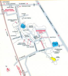 Project Image of 0.0 - 1445.0 Sq.ft 3 BHK Apartment for buy in Evershine Solitaire