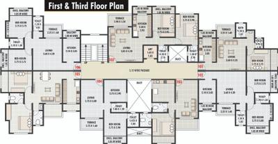 Project Image of 384.0 - 566.0 Sq.ft 1 BHK Apartment for buy in Nivavo Pavillion Park