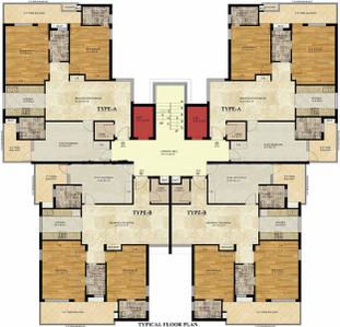 Project Image of 0.0 - 1001.0 Sq.ft 3 BHK Apartment for buy in SRD Western Towers