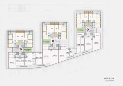 Project Image of 1985 Sq.ft 3 BHK Apartment / Flat for sale in Kudasan for Rs. 9805000