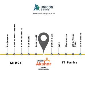 Project Image of 0.0 - 307.96 Sq.ft 1 BHK Apartment for buy in Unicon Akshar