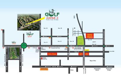 Project Image of 930.0 - 1765.0 Sq.ft 2 BHK Apartment for buy in Aims Golf Avenue 2