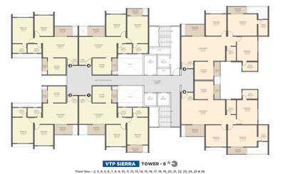 Project Image of 720.0 - 845.0 Sq.ft 2 BHK Apartment for buy in VTP Sierra