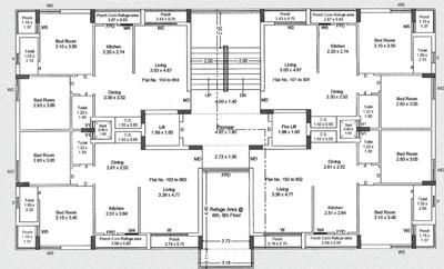 Project Image of 558.32 - 616.23 Sq.ft 2 BHK Apartment for buy in Madhav Akshar Prime