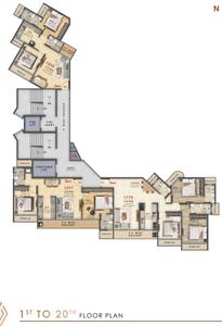 Project Image of 1070 Sq.ft 2 BHK Apartment / Flat for sale in Kharghar for Rs. 11000000
