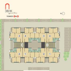 Project Image of 749.0 - 875.0 Sq.ft 2 BHK Apartment for buy in Rudra Heights