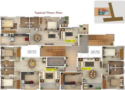 Project Image of 1045.0 - 1223.0 Sq.ft 2 BHK Apartment for buy in Accord Scholar Avenue