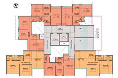 Project Image of 371.79 - 895.0 Sq.ft 1 BHK Apartment for buy in Haware Elinor