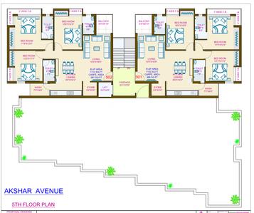 Project Image of 853.69 - 996.31 Sq.ft 3 BHK Apartment for buy in Madhav Akshar Avenue