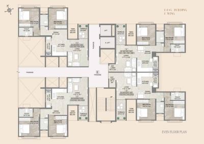 Project Image of 612.47 - 721.4 Sq.ft 2 BHK Apartment for buy in Arun Anika Piccadilly Phase 2