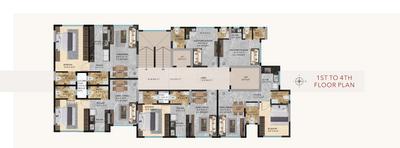 Project Image of 0.0 - 350.0 Sq.ft 1 BHK Apartment for buy in Astrum Annex