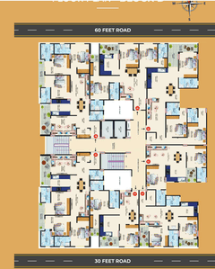 Project Image of 1658.0 - 2001.0 Sq.ft 3 BHK Apartment for buy in Mahalaxmi Aishwaryam Residency