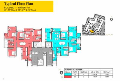 Project Image of 904.0 - 2419.0 Sq.ft 2 BHK Apartment for buy in The Prestige City Avalon Park