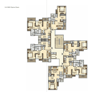Project Image of 909 Sq.ft 2 BHK Apartment / Flat for sale in Palava Phase 1 for Rs. 5600000