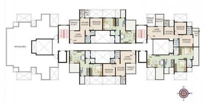 Image of 900 Sq.ft 2 BHK Apartment / Flat for sale in Delight Eco Park Wing B And C, Charholi Budruk, Pune for Rs. 5500000