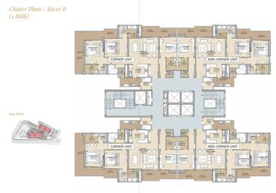 Project Image of 2590 Sq.ft 3 BHK Apartment / Flat for sale in Sector 37D for Rs. 41600000