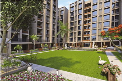 Project Image of 1935 Sq.ft 3 BHK Apartment / Flat for sale in Tragad for Rs. 7500000