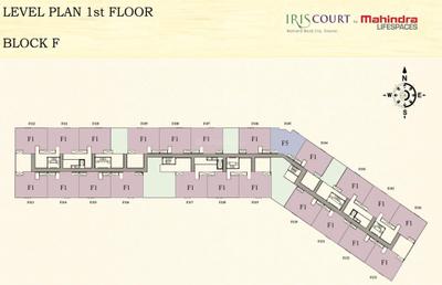 Project Image of 1055.0 - 1060.0 Sq.ft 3 BHK Apartment for buy in Mahindra Iris Court