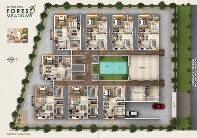 Project Image of 1205.0 - 1680.0 Sq.ft 2 BHK Apartment for buy in Forest Meadows