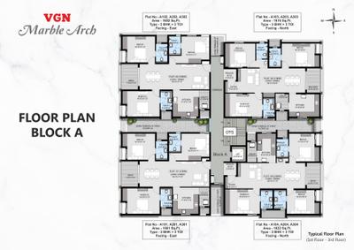 Project Image of 1276.0 - 1665.0 Sq.ft 2 BHK Apartment for buy in VGN Marble Arch
