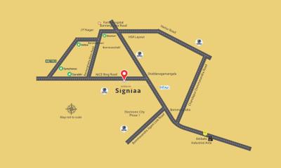 Project Image of 1270 Sq.ft 2 BHK Apartment / Flat for sale in Electronic City for Rs. 13800000