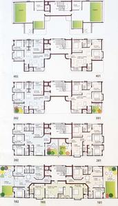 Arya Silver Rosette Typical Floor Plan Of Tower A from 1st to 5th Floor 1