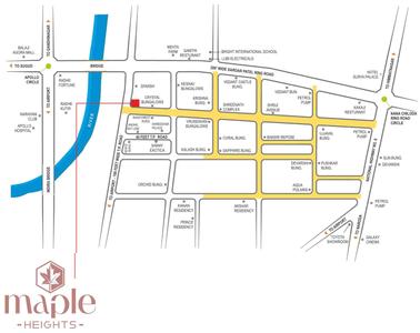Project Image of 741.42 - 852.72 Sq.ft 2 BHK Apartment for buy in Saanvi Maple Heights