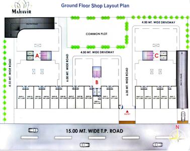 Project Image of 531.41 - 558.75 Sq.ft 2 BHK Apartment for buy in Shree Mahavir Status
