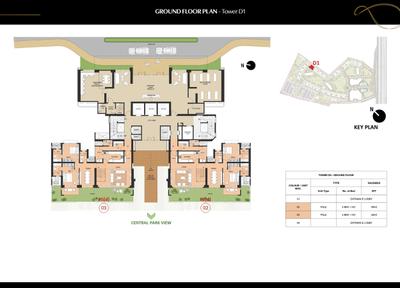 Project Image of 1301.0 - 2910.0 Sq.ft 2 BHK Apartment for buy in Oakwood At The Prestige City