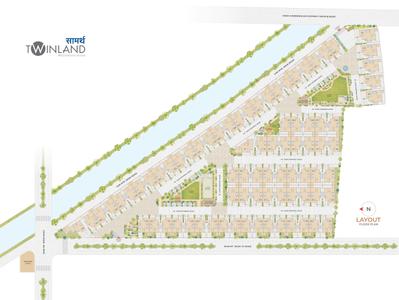 Project Image of 8478.0 - 9436.05 Sq.ft 4 BHK Villa for buy in Saamarth Twinland