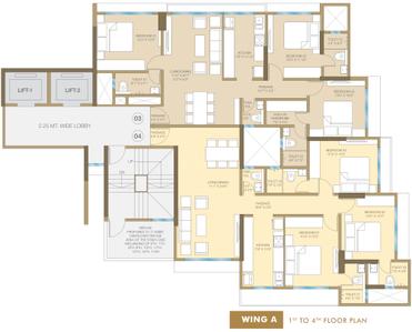 Project Image of 710.42 - 1130.21 Sq.ft 2 BHK Apartment for buy in Aricia Vikas Ornate