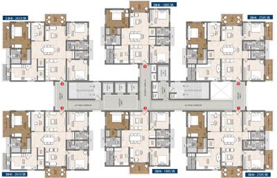 Project Image of 1325.0 - 2610.0 Sq.ft 2 BHK Apartment for buy in Radhey Skye