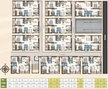 Project Image of 925.0 - 1665.0 Sq.ft 2 BHK Apartment for buy in SV Green Views