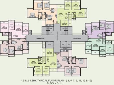 Project Image of 432.0 - 801.0 Sq.ft 1 BHK Apartment for buy in Arihant City Phase II Buillding F G H I J