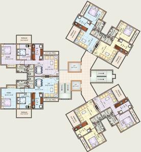 Project Image of 411.0 - 636.0 Sq.ft 1 BHK Apartment for buy in Charms Heights Phase I B1 And B4