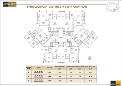 Project Image of 1075 Sq.ft 2 BHK Apartment / Flat for sale in Wakad for Rs. 9800000