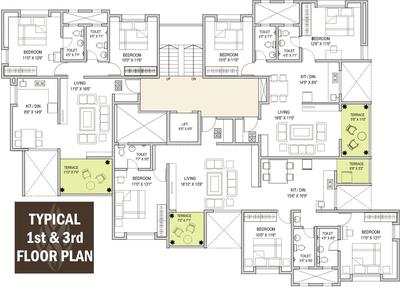 Project Image of 920.0 - 1480.0 Sq.ft 2 BHK Apartment for buy in Jalan Sai Akanksha